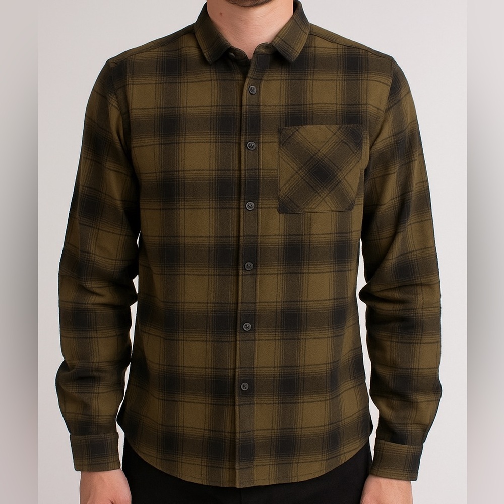 Long Sleeve Plaid Shirt